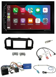 ESX 2DIN DAB USB Lenkrad Bluetooth Autoradio für Citroen Spacetourer Jumpy ohne