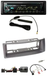 Pioneer CD MP3 Lenkrad DAB USB Autoradio für Renault Megane Scenic 96-00 anthraz