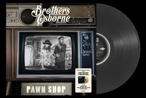 Виниловая пластинка Brothers Osborne - Pawn Shop (10 Year Anniv.) [LP/Gold 7" Single] [New 7" Vinyl]