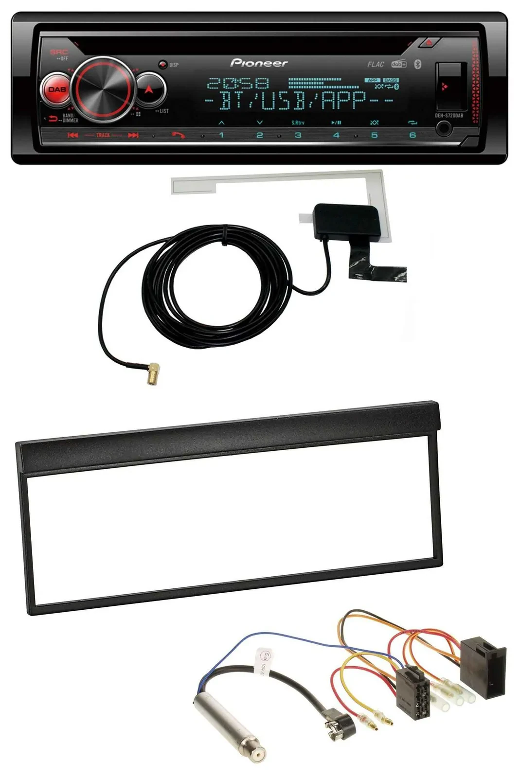 Автомагнитола Pioneer DAB, CD, MP3, USB, Bluetooth для Skoda Fabia (до 2003)