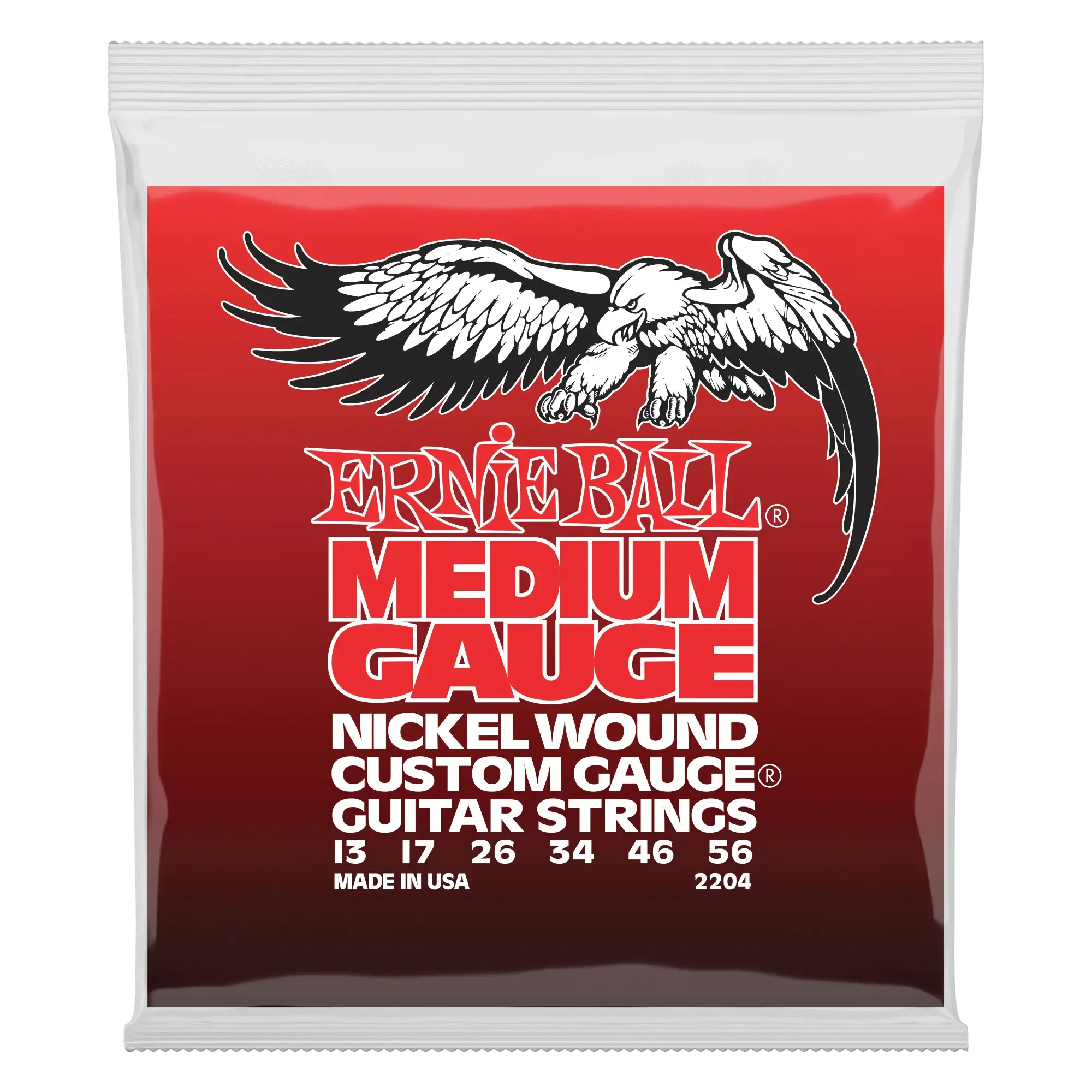 Струны для электрогитары Ernie Ball 2204 Nickel Wound Medium 13-56