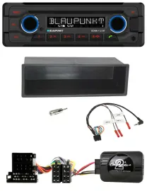 Blaupunkt Lenkrad MP3 CD Bluetooth USB Autoradio für VW Passat Golf IV Polo schw