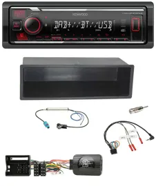Kenwood Lenkrad Bluetooth USB DAB Autoradio für VW Polo Passat Ablagefach