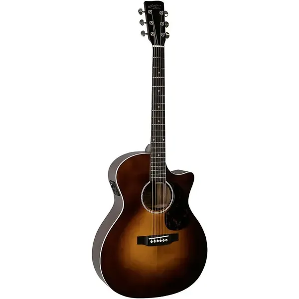 Электроакустическая гитара Recording King Road King PRO Grand Auditorium A/E Guitar Transparent Brown