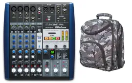 Presonus StudioLive AR8 USB Hybrid Live Sound/Studio Recording Mixer+CAMOPACK
