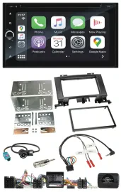 Blaupunkt USB DAB Bluetooth 2DIN TMC Lenkrad Navigation für Mercedes Sprinter Au