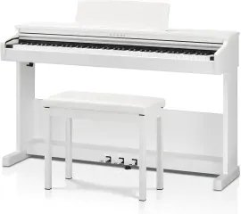 Цифровое пианино Kawai CX102 W 88 клавиш, 192-голосная полифония, 17 тембров, Bluetooth MIDI, белый, с банкеткой