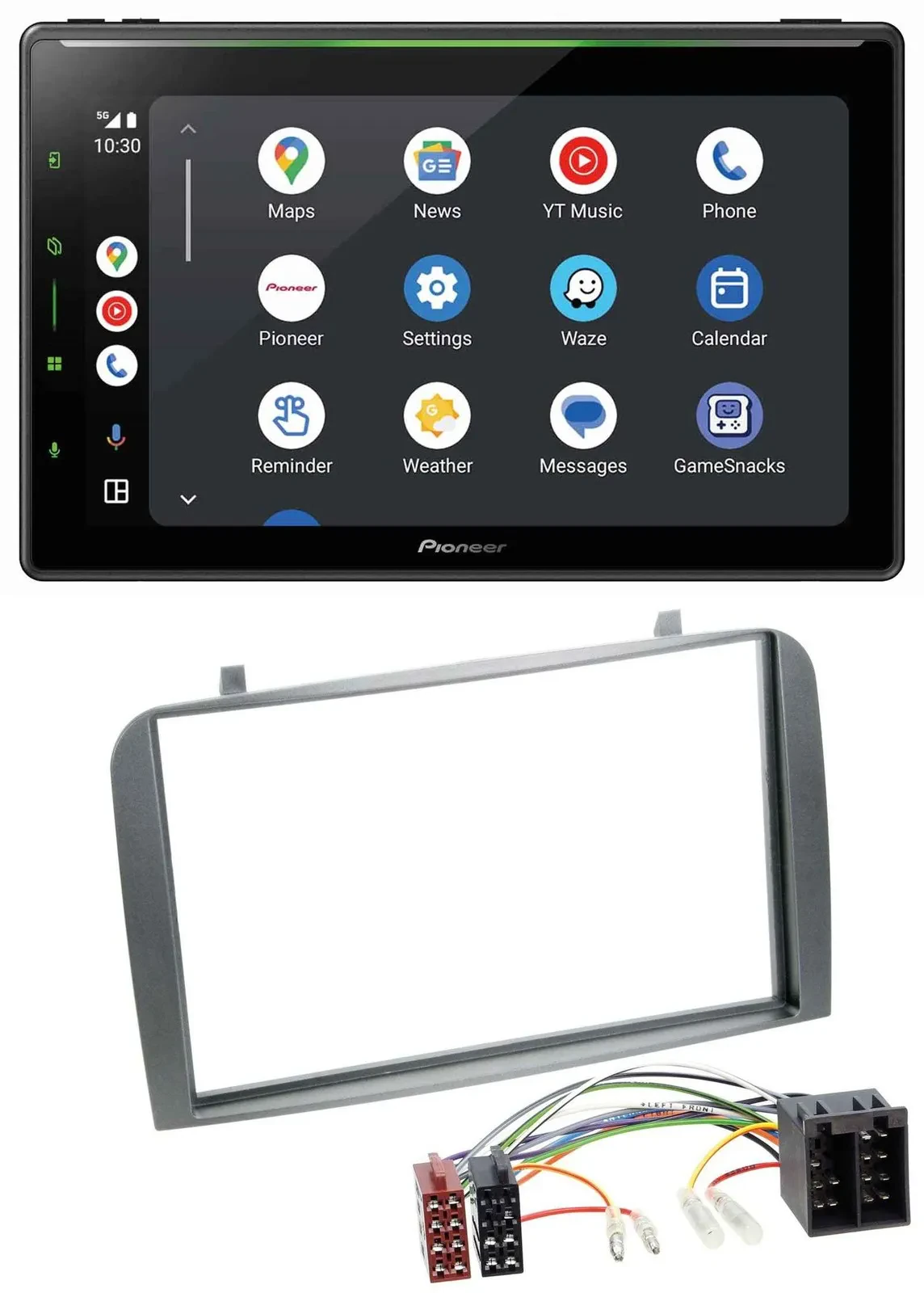 Pioneer 2DIN MP3 USB Bluetooth DAB Autoradio für Alfa Romeo GT 147 00-10 anthraz