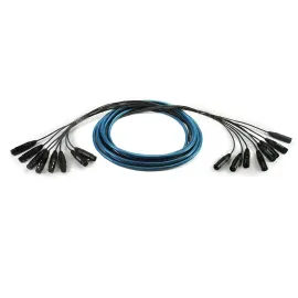 Мультикор Whirlwind Medusa Multitrack WWMT8FM50 8-канальный 50' XLR 3-pin male to XLR 3-pin female