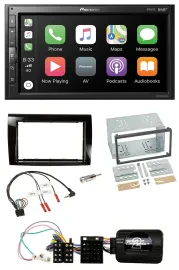 Автомагнитола для Fiat Bravo 2007–2014 Pioneer 2DIN, DAB, Bluetooth, USB