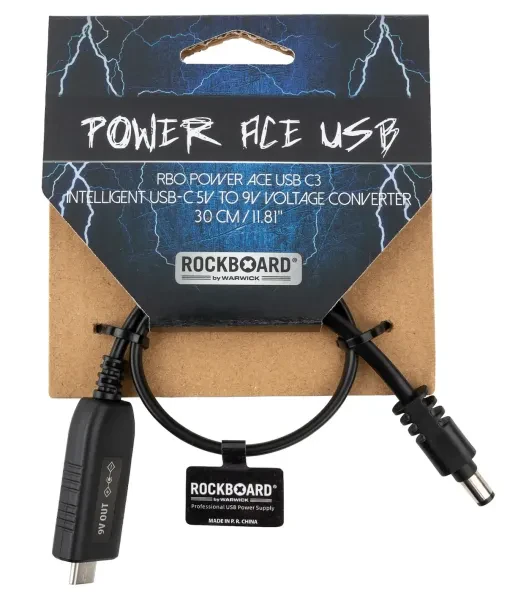 ROCKBOARD Power Ace USB C3 USB-C 5V to 9V