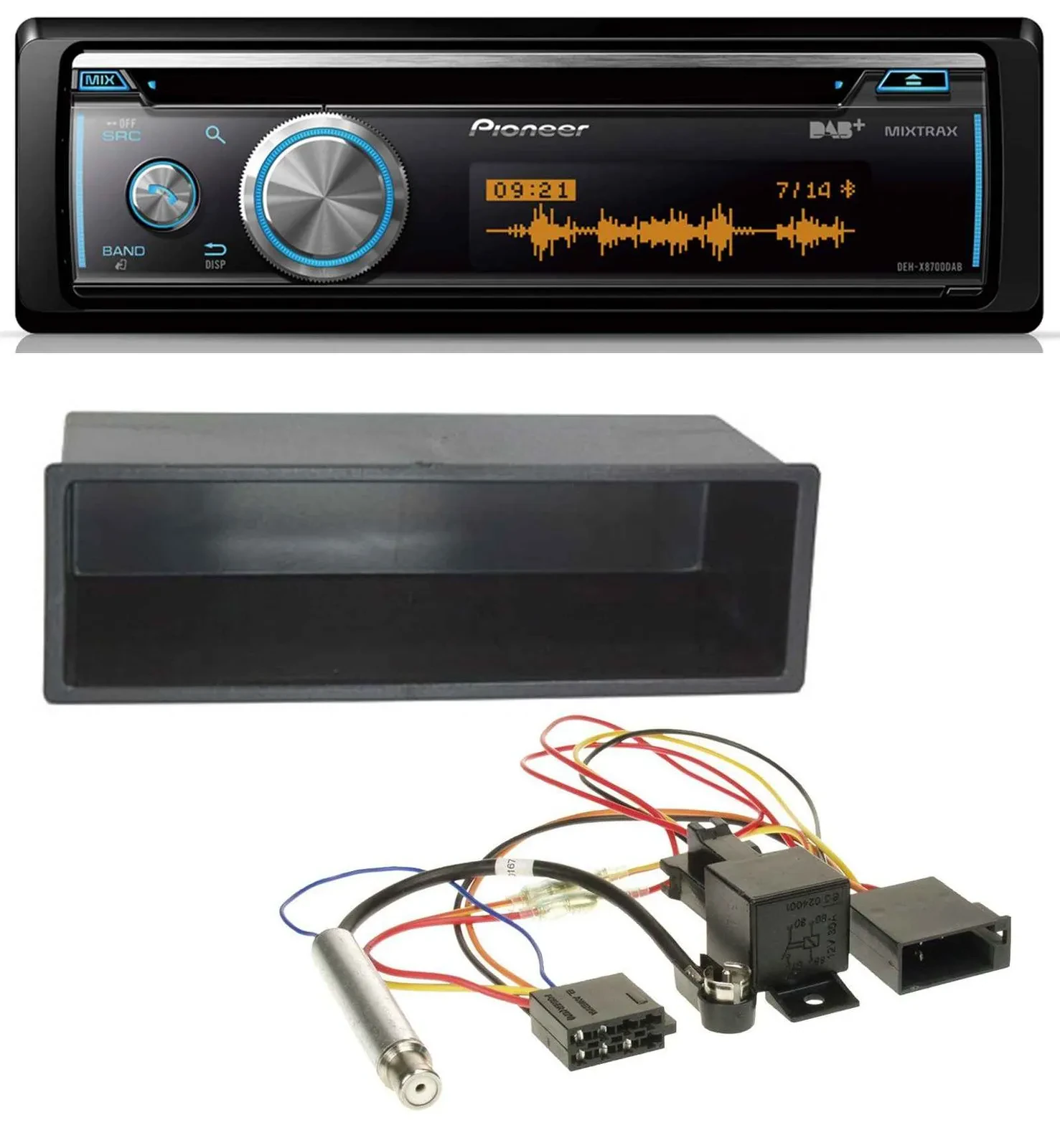 Pioneer MP3 DAB USB CD Bluetooth Autoradio für VW Polo T4 Passat Golf (98-04)