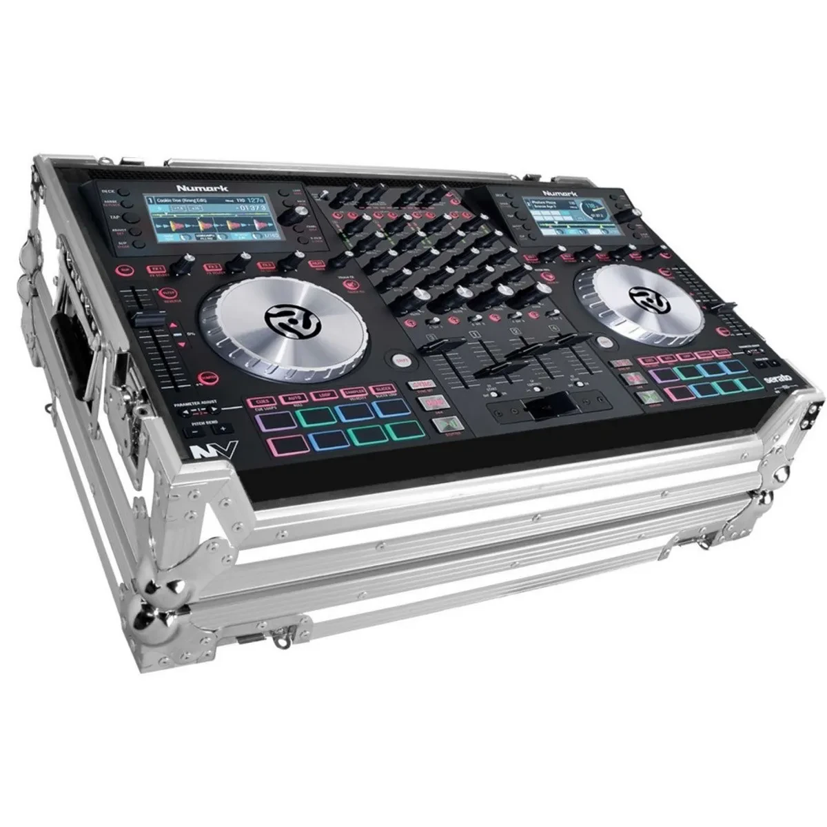 Marathon Flight Road Case for Numark NV Serato DJ Music Controller, White