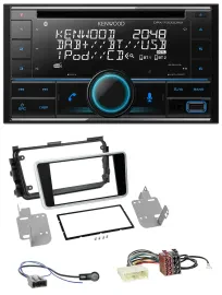 Kenwood CD 2DIN DAB USB MP3 Bluetooth Autoradio für Nissan Micra ab 2017 schwarz
