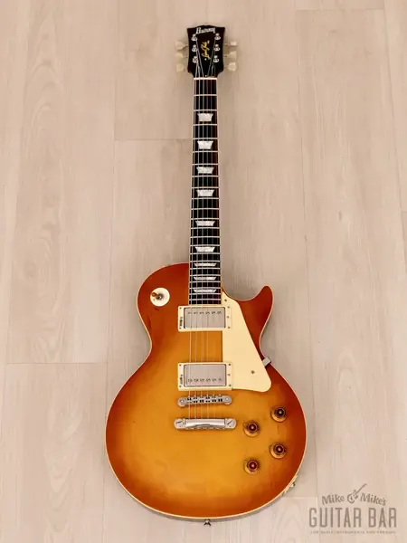 Электрогитара Burny Super Grade RLG-60 “‘59 Model” Sunburst  Japan 1991 w/VH-1