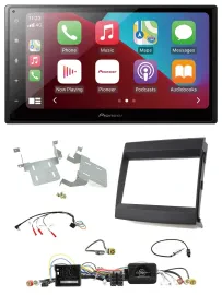 Pioneer USB Lenkrad DAB 2DIN Bluetooth Autoradio für Porsche Cayenne 2011-2016