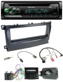Автомагнитола Pioneer USB MP3 DAB CD, поддержка кнопок на руле, для Ford Mondeo/S-Max 2007–2014, CAN-Bus