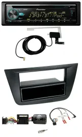 Pioneer MP3 Lenkrad CD USB DAB Autoradio für Seat Altea Toledo 2004-2009 schwarz