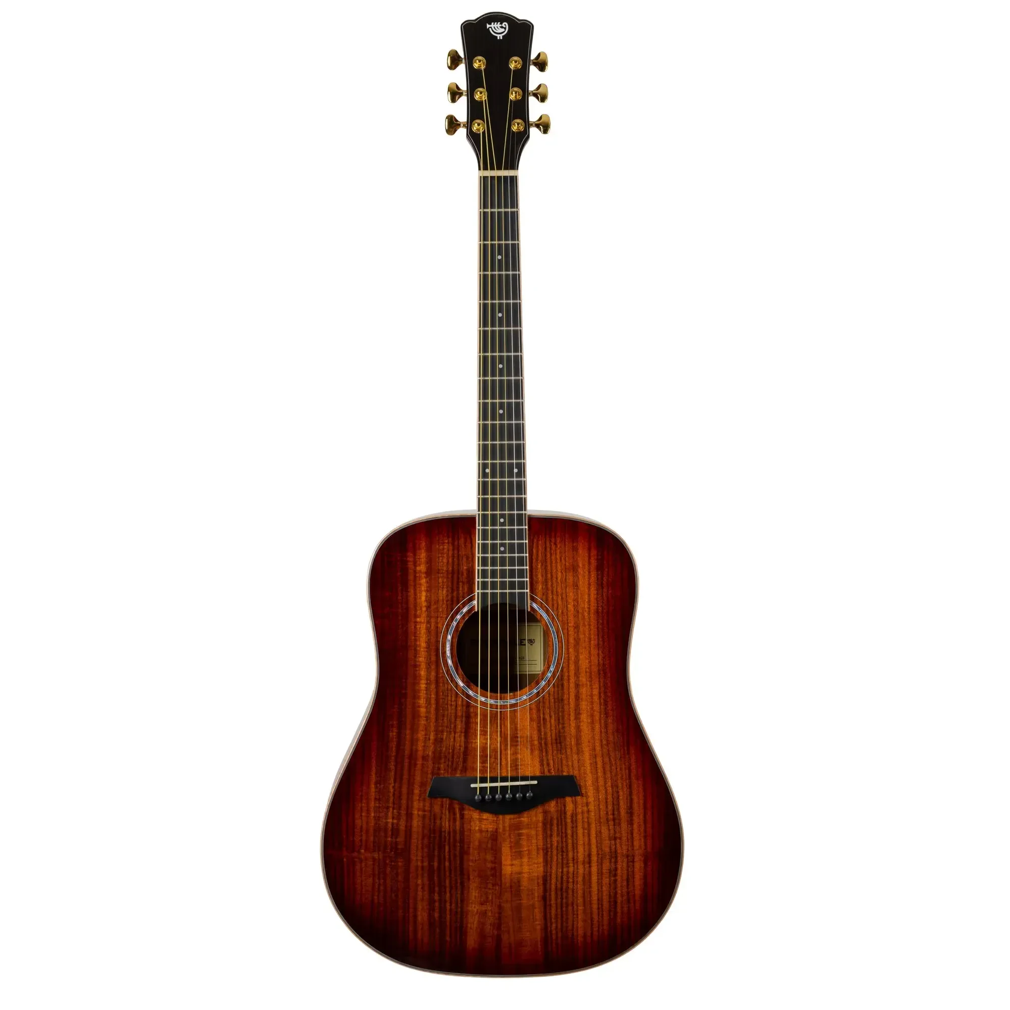 Акустическая гитара ROCKDALE Aurora D7 Koa ASB Sunburst