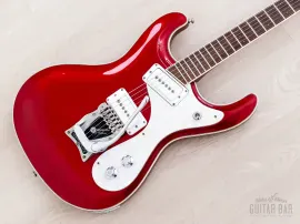 2000s Mosrite Ventures Model '63 Vintage Reissue Sidejack w/ Vibramute & Case