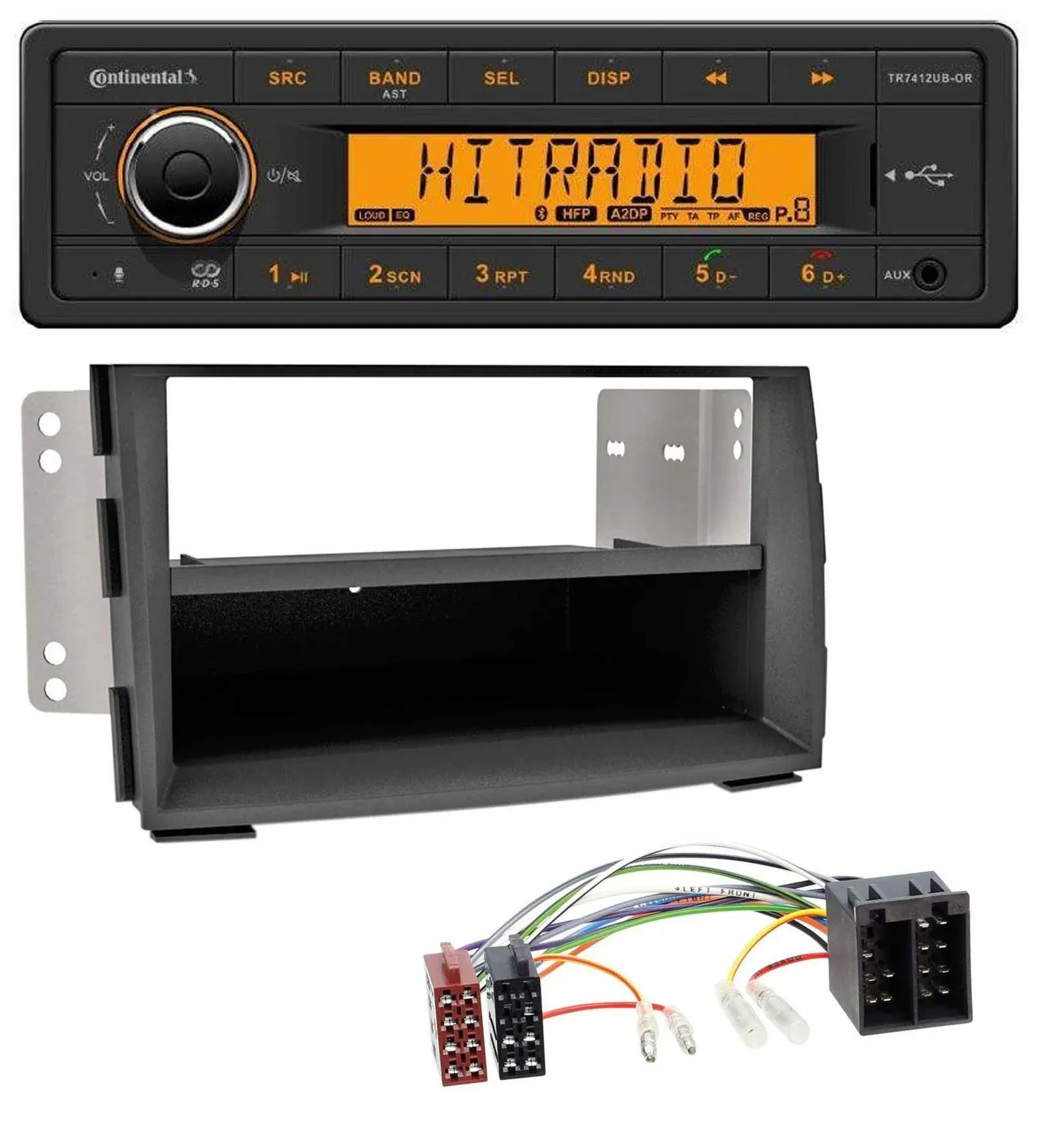 Continental MP3 Bluetooth AUX USB Autoradio für Kia Venga (YN, ab 2009)