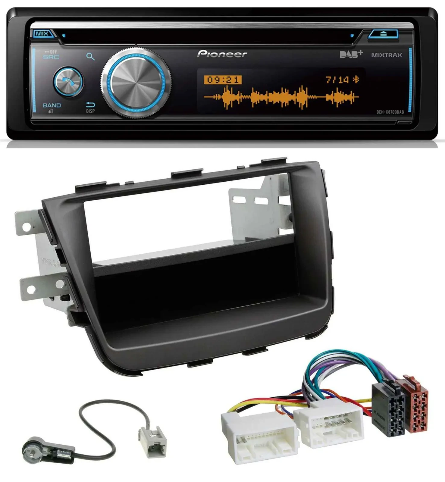Автомагнитола для Kia Sorento II XM (2012–2015) Pioneer MP3, DAB, USB, CD, Bluetooth