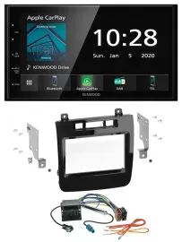 Kenwood Bluetooth MP3 DAB USB 2DIN Autoradio für VW Touareg (2010-2014)