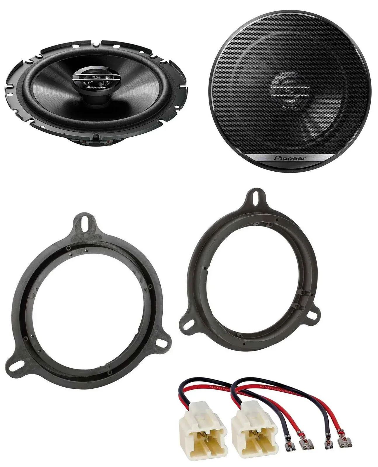 Автомобильная акустика для Nissan Note и Qashqai Pioneer 6.5" 2-полосная 300W для передних дверей