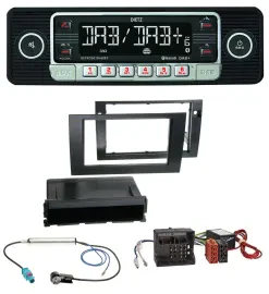 Dietz USB DAB MP3 Bluetooth Autoradio für Audi A4 B7 04-08 Symphony Aktivsystem