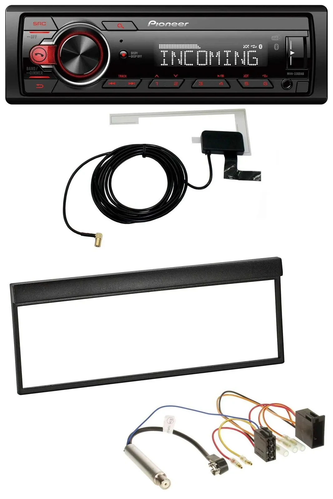 Pioneer MP3 AUX CD DAB USB Autoradio für Skoda Fabia (bis 2003)