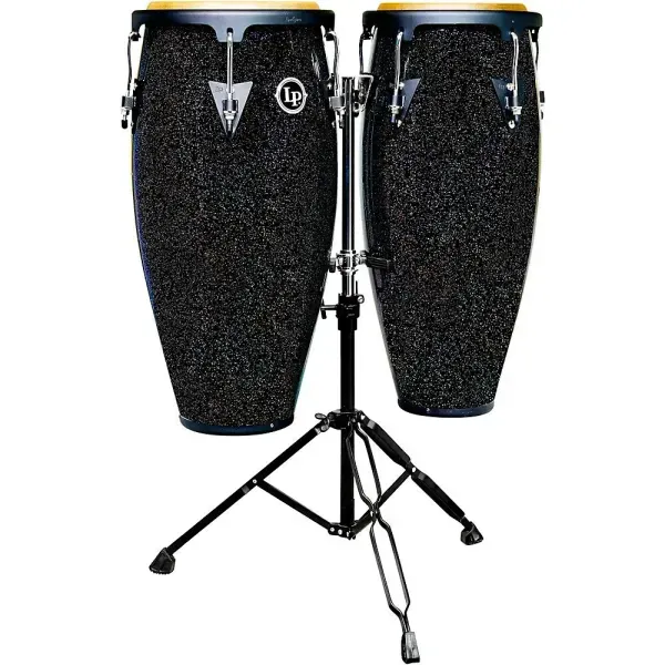 Конга Latin Percussion LPA646 Santana Aspire Black Magic Sparkle со стойкой