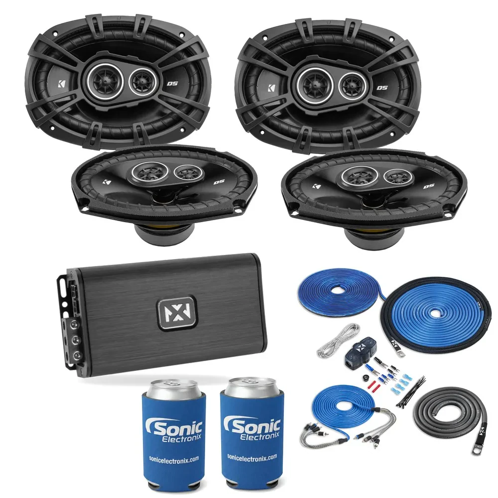 Пассивная акустическая система Kicker DSC6930 + NVX VADM4 + NVX XK84 (набор, 2 пары)