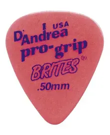 Медиаторы D'Andrea ProGrip Brites RPGB351.50TH, 72 штуки, 0.50 мм