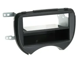 Einbaurahmen DIN Autoradio für Nissan Micra K13 2010-2013 schwarz
