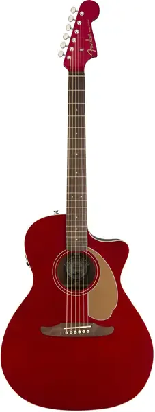 Электроакустическая гитара Fender California Newporter Player Candy Apple Red