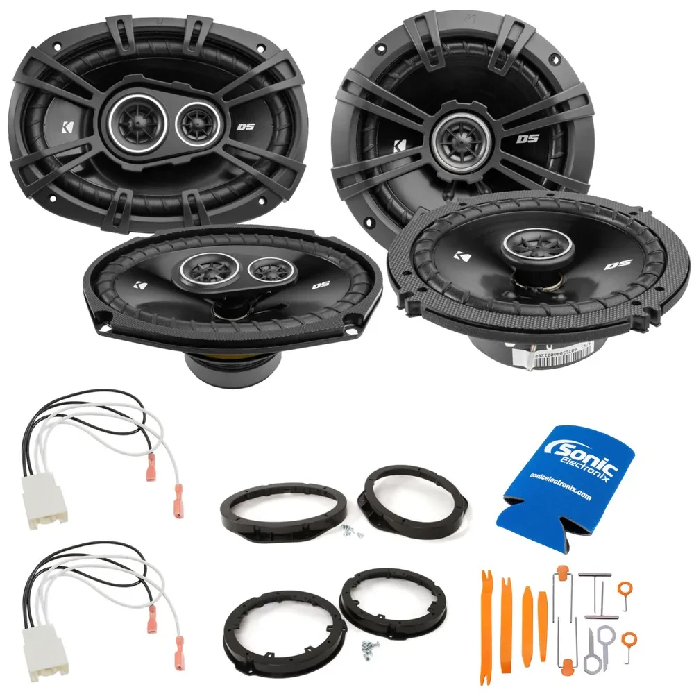 2017-2024 Ford F-series Kicker Complete Factory Speaker Package w/ Koozie