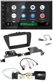 Kenwood DAB Bluetooth USB Lenkrad 2DIN Autoradio für Hyundai ix35 ab 2013 ohne S