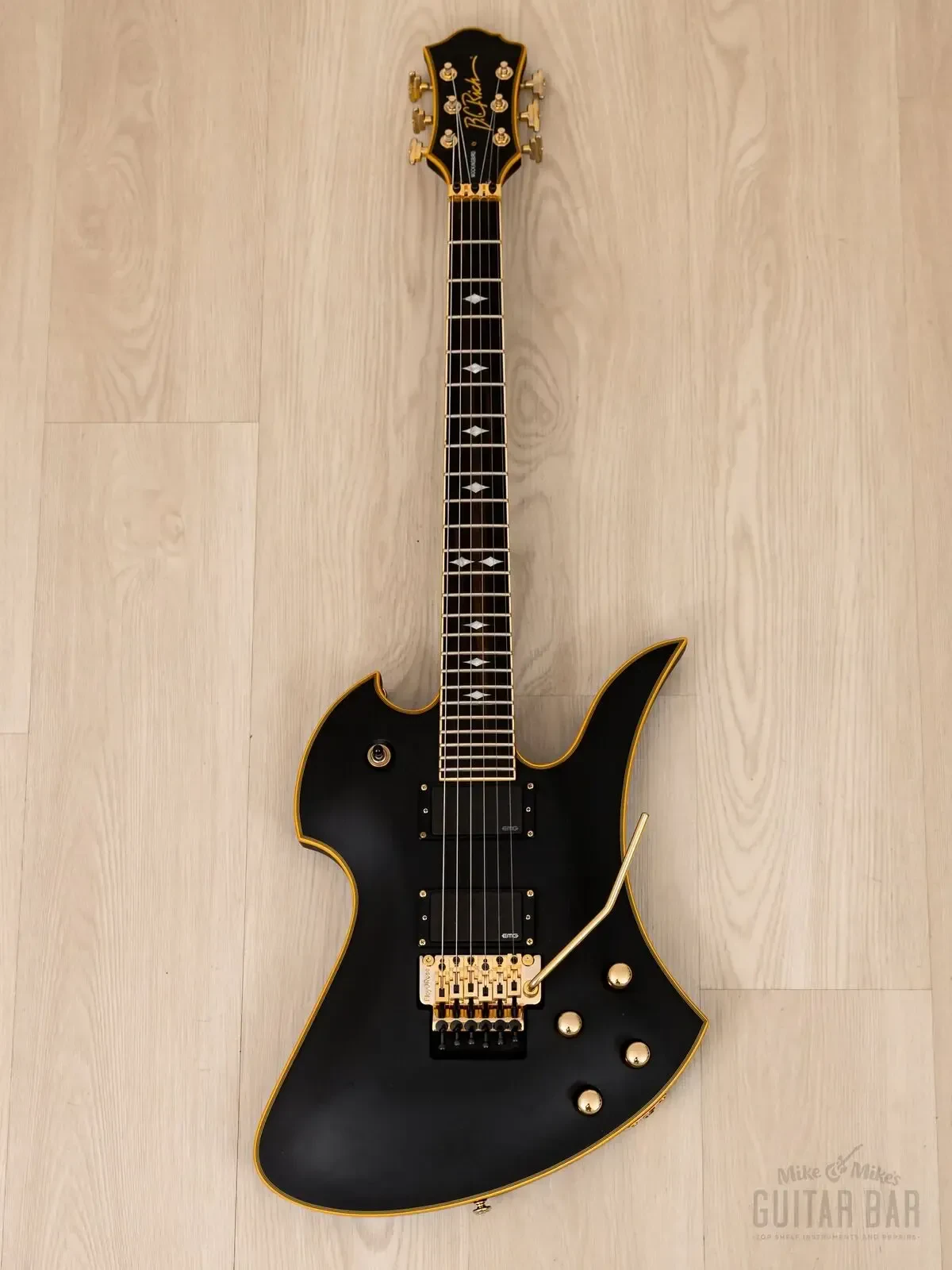Электрогитара B.C.Rich Mockingbird Pro X HH Shadow Satin Black w/gigbag Korea 2008