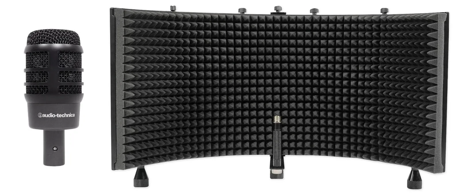 Микрофон для бас-барабана Audio-Technica ATM250 (набор) с акустическим экраном RockShield 3