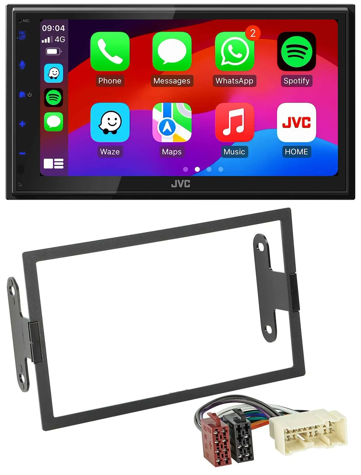 JVC Bluetooth USB MP3 2DIN DAB Autoradio für Nissan Xterra 2000-2004