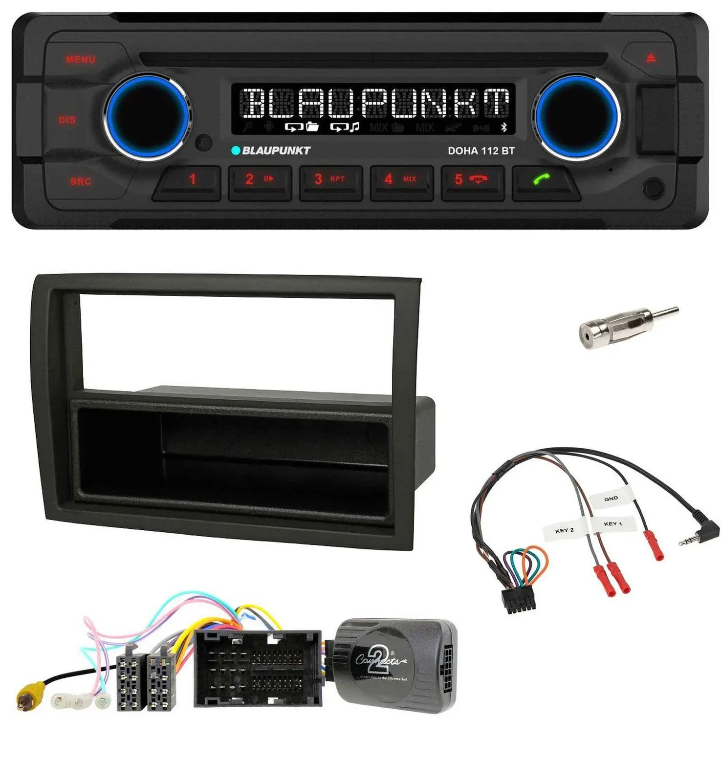 Blaupunkt Lenkrad MP3 CD Bluetooth USB Autoradio für Citroen Jumper 2014-2021 sc