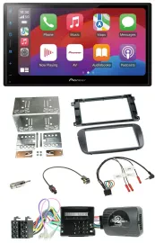 Pioneer DAB USB Lenkrad Bluetooth 2DIN Autoradio für Ford C-Max Galaxy Focus sch