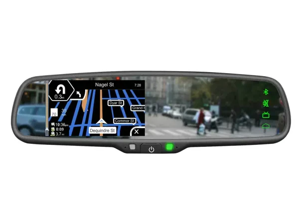 ACV 4.3 Zoll Spiegelmonitor Win CE Navigation Bluetooth Freisprechfunktion 77100