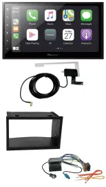 Автомагнитола Pioneer 2-DIN USB, Bluetooth, DAB, MP3 для VW Golf IV/Polo/Passat/T4/Fox