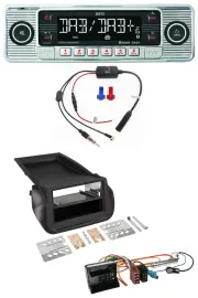 Dietz DAB USB MP3 Bluetooth Autoradio für Citroen Nemo Peugeot Bipper ab 2008