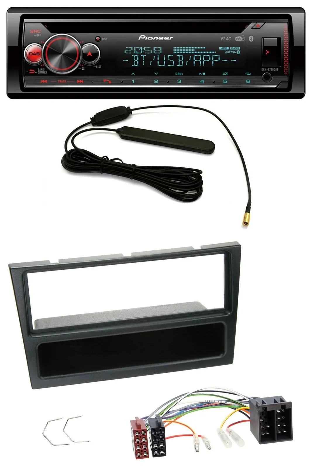 Pioneer USB DAB MP3 Bluetooth CD Autoradio für Opel Agila Combo Vivaro Corsa C O