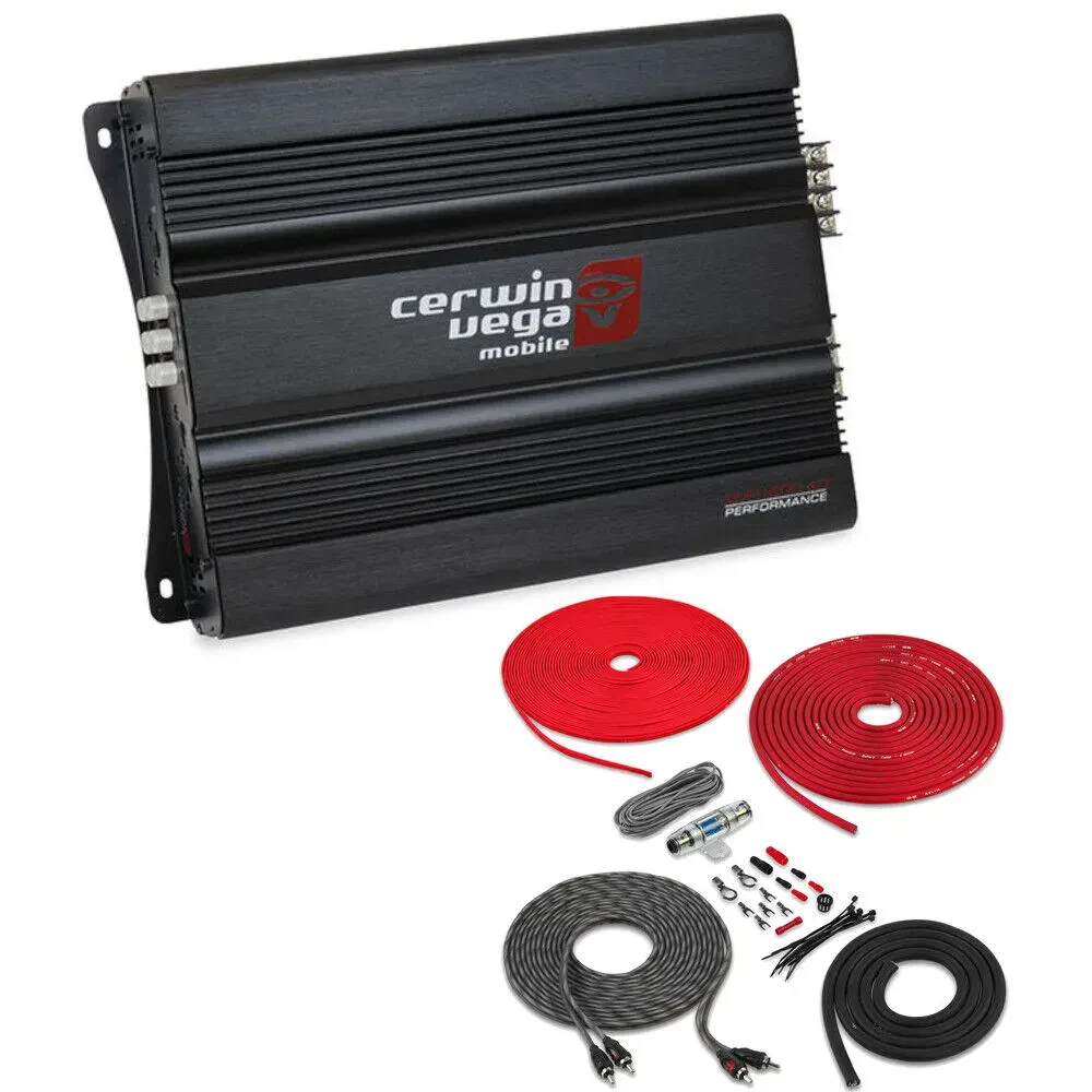 Усилитель мощности Cerwin-Vega CVP1600.4D 4-Channel Class-AB 380W RMS с набором подключения