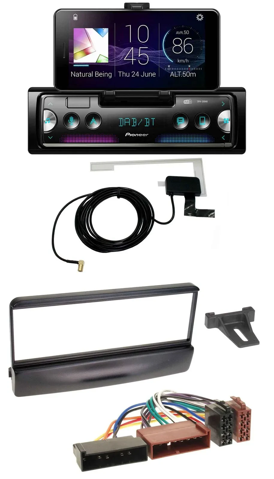 Pioneer DAB Bluetooth MP3 USB Autoradio für Ford Cougar Escort Fiesta Focus 95-0