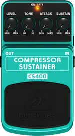 Педаль эффектов для электрогитары Behringer CS400 Comressor/Sustainer
