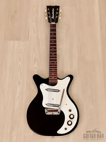 Электрогитара Danelectro 4021 Hand Vibrato Black USA 1960s